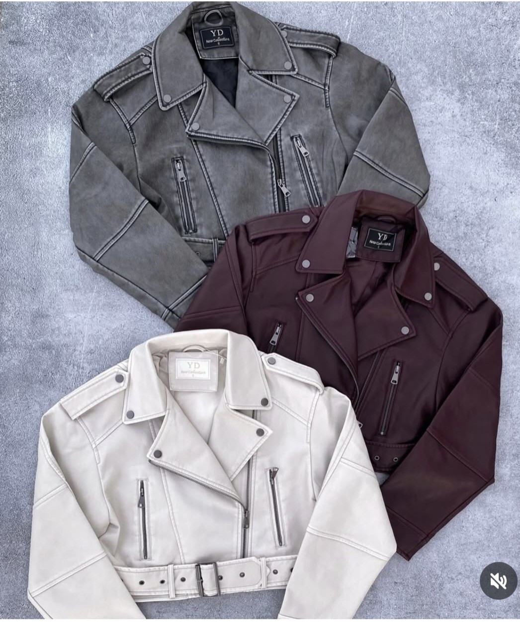 Campera Eco Cuero Prelavados Yd - Imagen 3