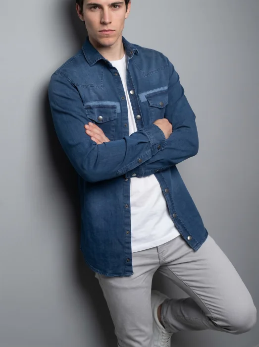 Campera / Camisa de Jean Semielastizada - Art 035