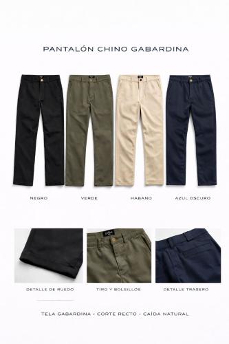 Pantalon Chino Gabardina - Miniatura 3