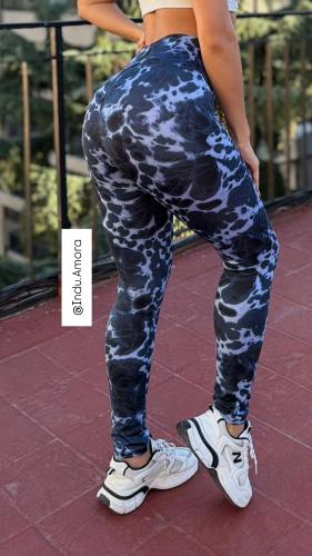 Calza de Laycra Retro Estampada - Miniatura 3