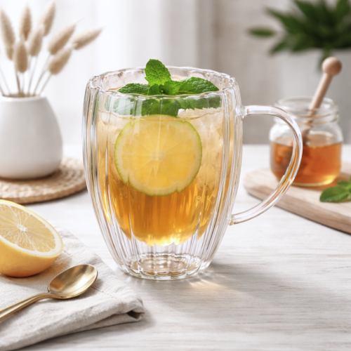 Taza Acanalada Doble Capa 450cc - Cod: Sbk-cp35-4
