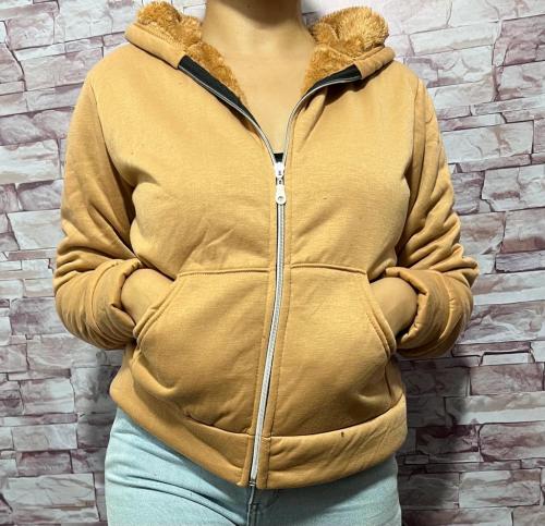 Campera Jersey con Piel Dama T.2 al 5 (art. Alaska ) - Miniatura 4