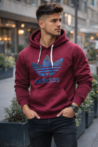 Buzo Capucha Friza de Hombre