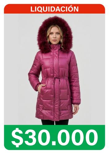Campera Impermeable con Piel Interno Importada para Mujer