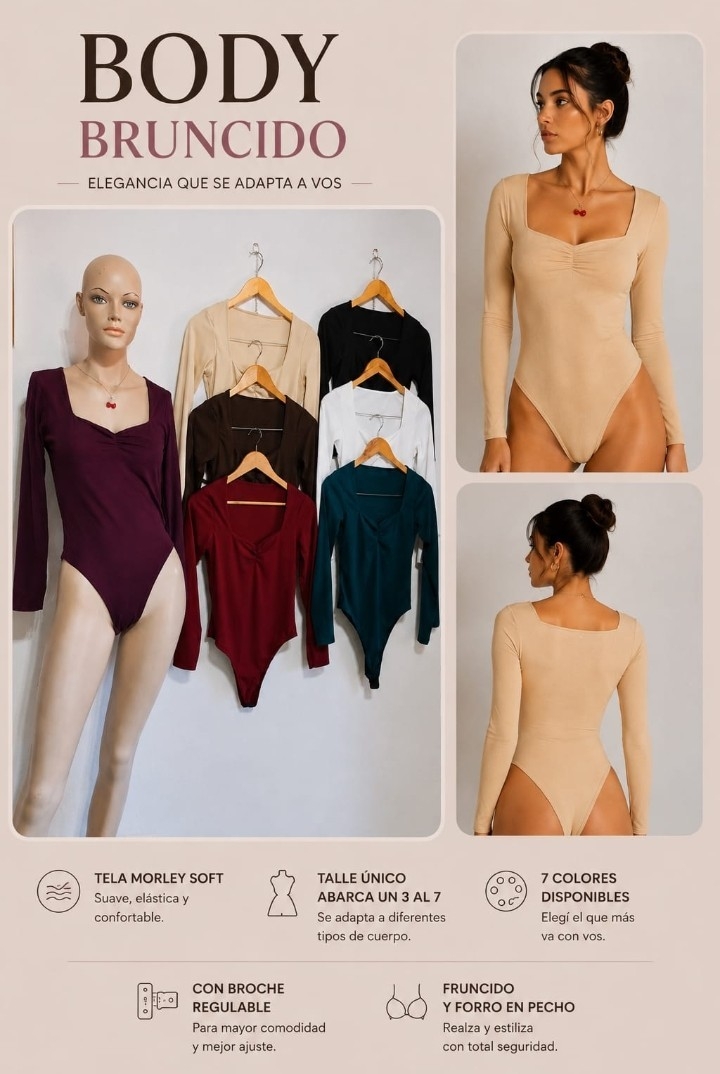 Body Fruncido de Morley - Imagen 3
