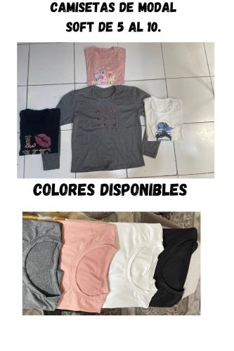 Camiseta con Estampa de Modal Soft