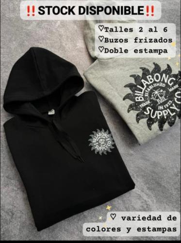 Buzo Frizado Doble Estampa - Miniatura 2