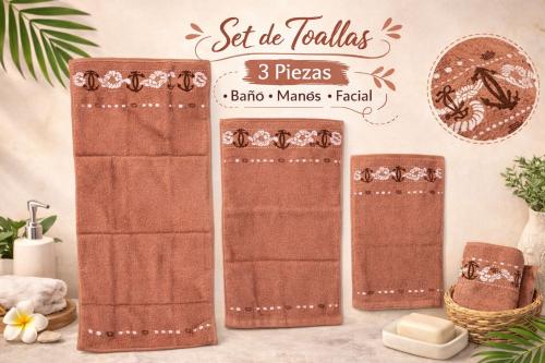 Set de Toallas 3 Piezas