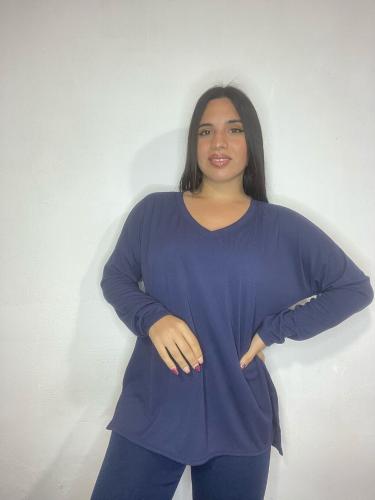 Remera. Cuello V. Morly  Sof