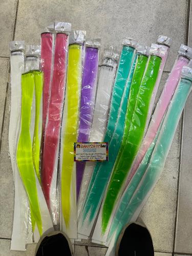 Extensiones Mechas de Colores para  Disfraz - Miniatura 4