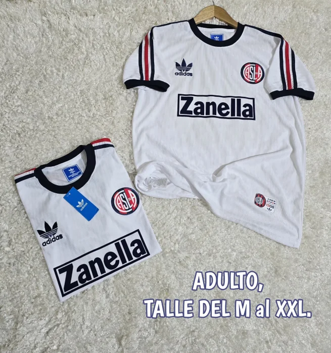 Camiseta Alternativa Retro, San Lorenzo Temporada 1985/76
