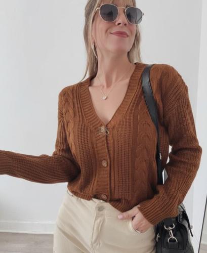 Cardigan Trezado Candy