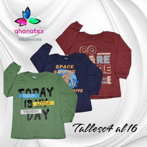 Camisetas de Niños Algodón Peinado - Miniatura 2