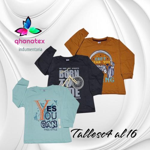 Camisetas de Niños Algodón Peinado - Miniatura 3