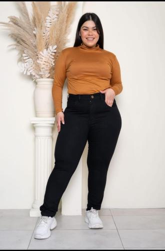Jeans Clásico Negro con Bolsillos - Miniatura 3