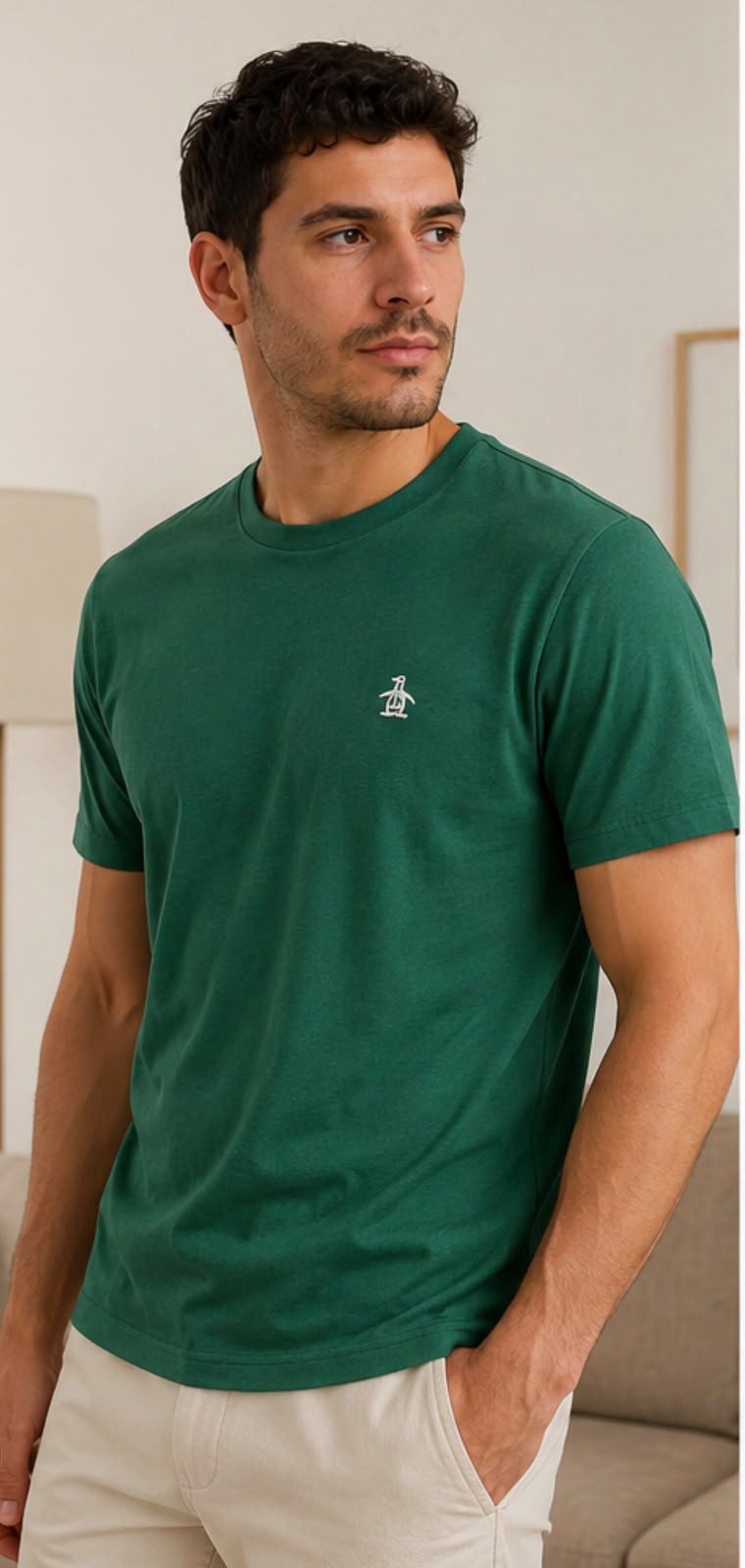 /camiseta Penguin Bordado/m - Imagen 7