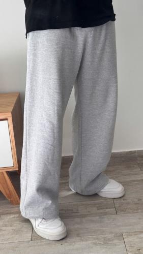 Pantalón Baggy de Algodón Frizado