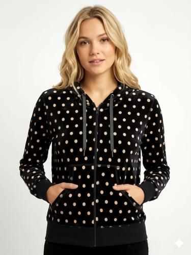 Campera Plush Lunares
