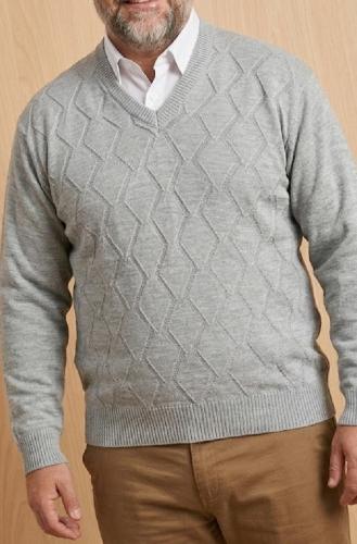 Sweter Talle Especial Escote "v"  3xl al 5xl - Miniatura 1