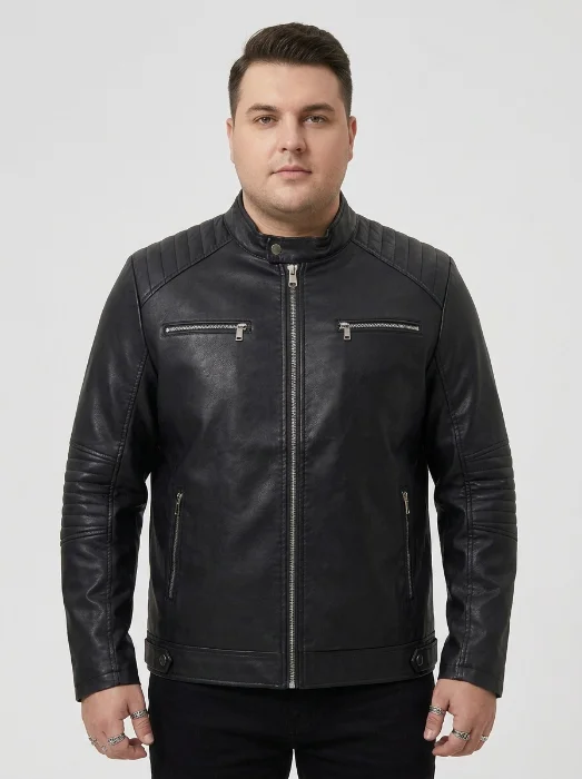 Campera  Cuero Talles Especiales Yd