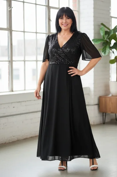 Vestidos Largos con Lentejuelas