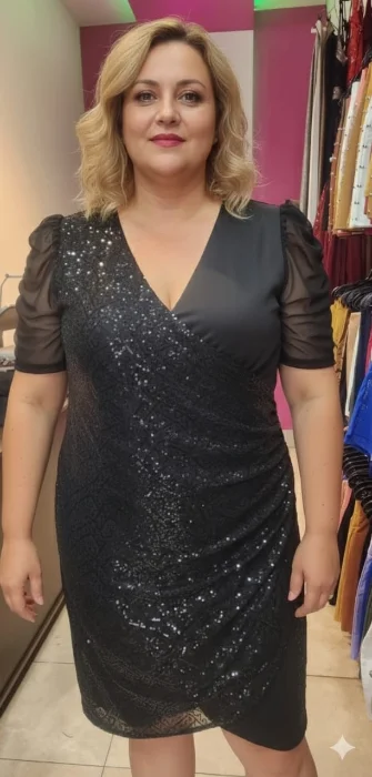 Vestidos Cortos con Lentejueles