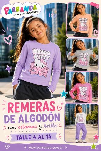 Remeras de Algodón con Estampa Niña - Miniatura 2