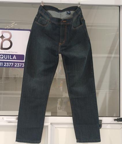 Pantalón Clásico Especial Rigido Azul Marino Oxido Celeste New - Miniatura 2