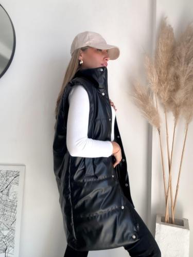 Chaleco Puffer Largo - Miniatura 2