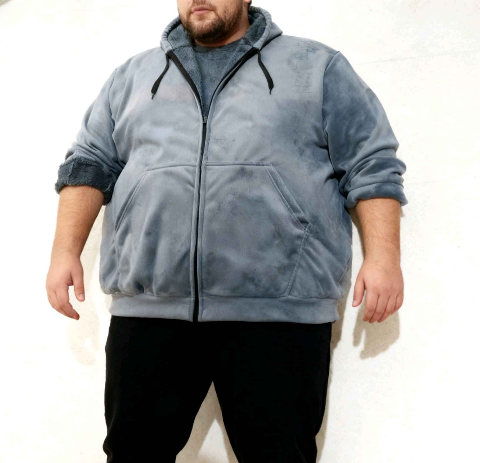 Campera con Corderito Talles Especiales - Imagen 2