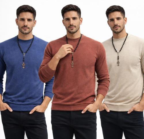 Buzos Cuello Redondo de Lanilla Hacci