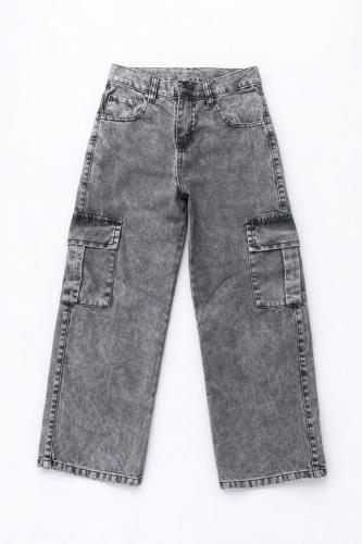 Jeans Mom Cargo Niño