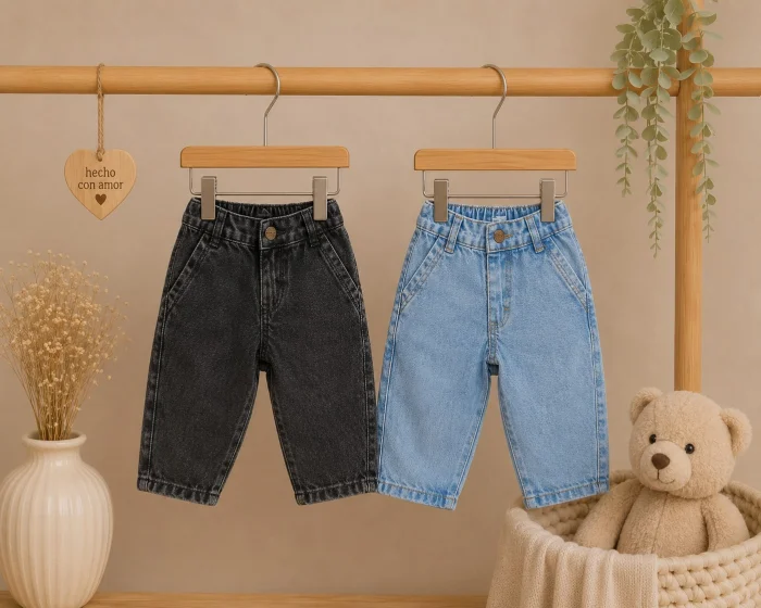 Jeans Baggy Unisex Bebe