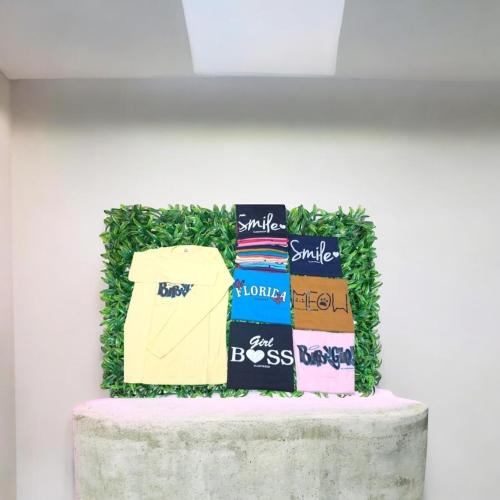 Camiseta Mangas Largas Talles Especiales de Algodón Cardado para Mujer - Miniatura 3