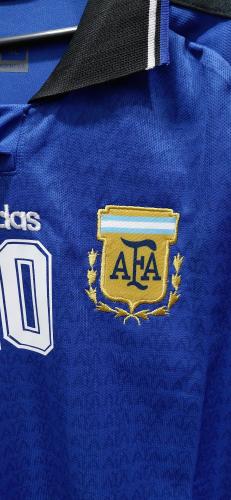 Camiseta Retro Argentina Suplente - Miniatura 3