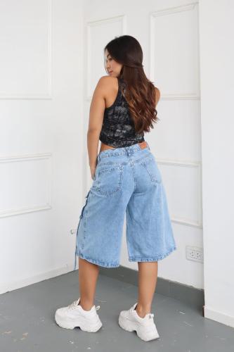 Musculosa Brillos Argentina Metalizada - Miniatura 3