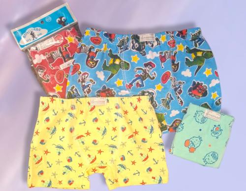 Boxer Bebe con Elástico Embutido Estampado Antillitas T.(00-0-1) Art.380 Pack X 12 - Miniatura 1