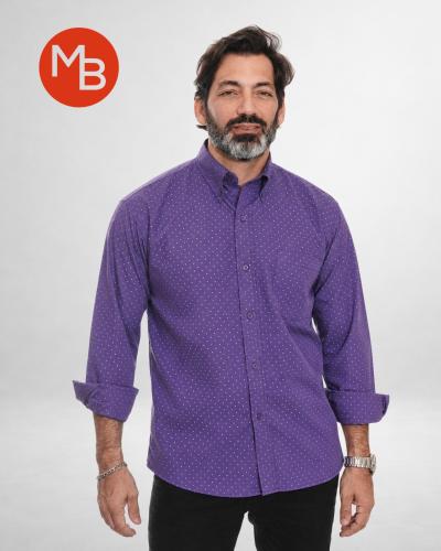 Camisa Clásica Pintitas Hombre - Miniatura 5