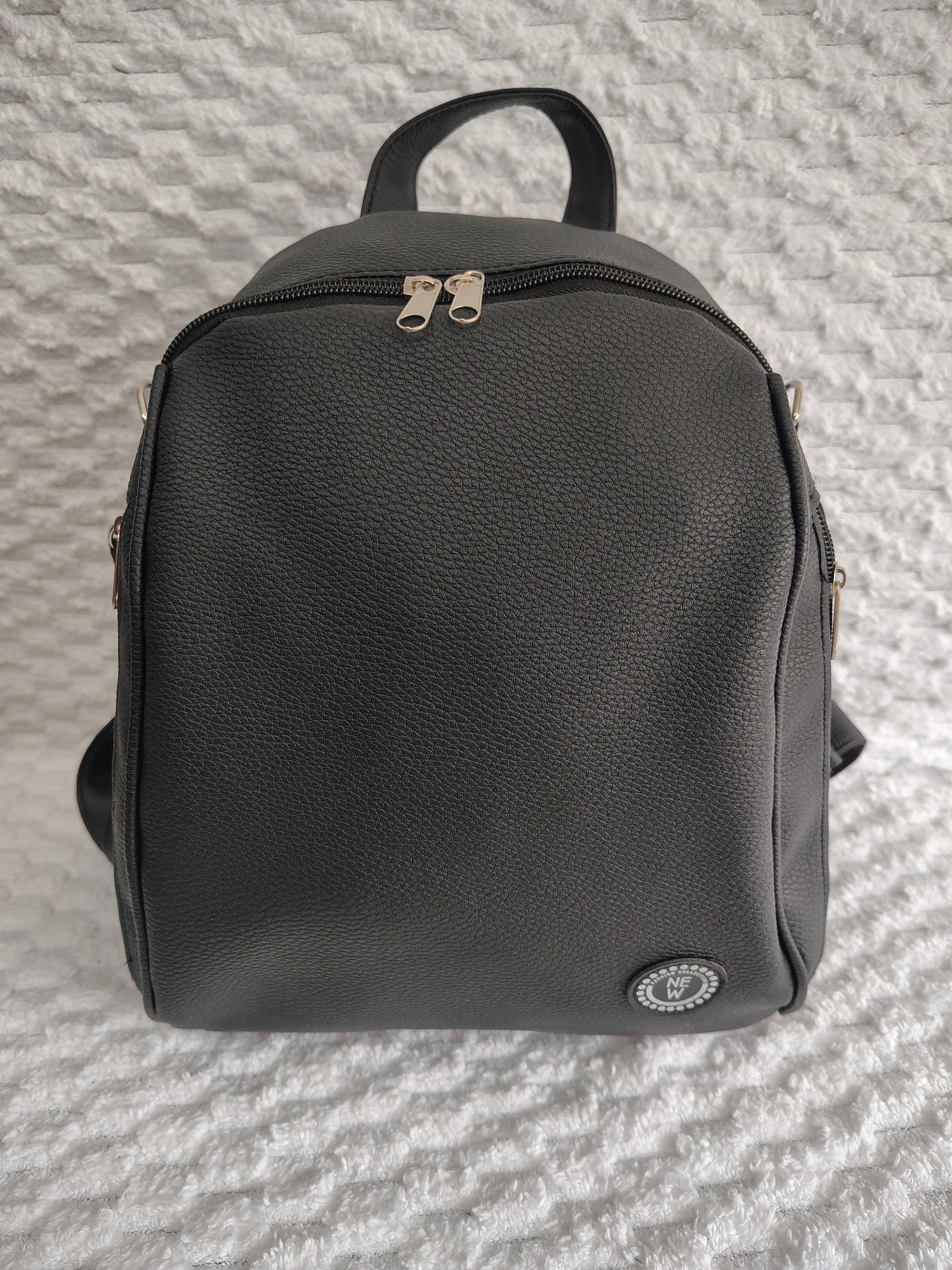 Mochila Morral de Cuero Ecológico - Imagen 1