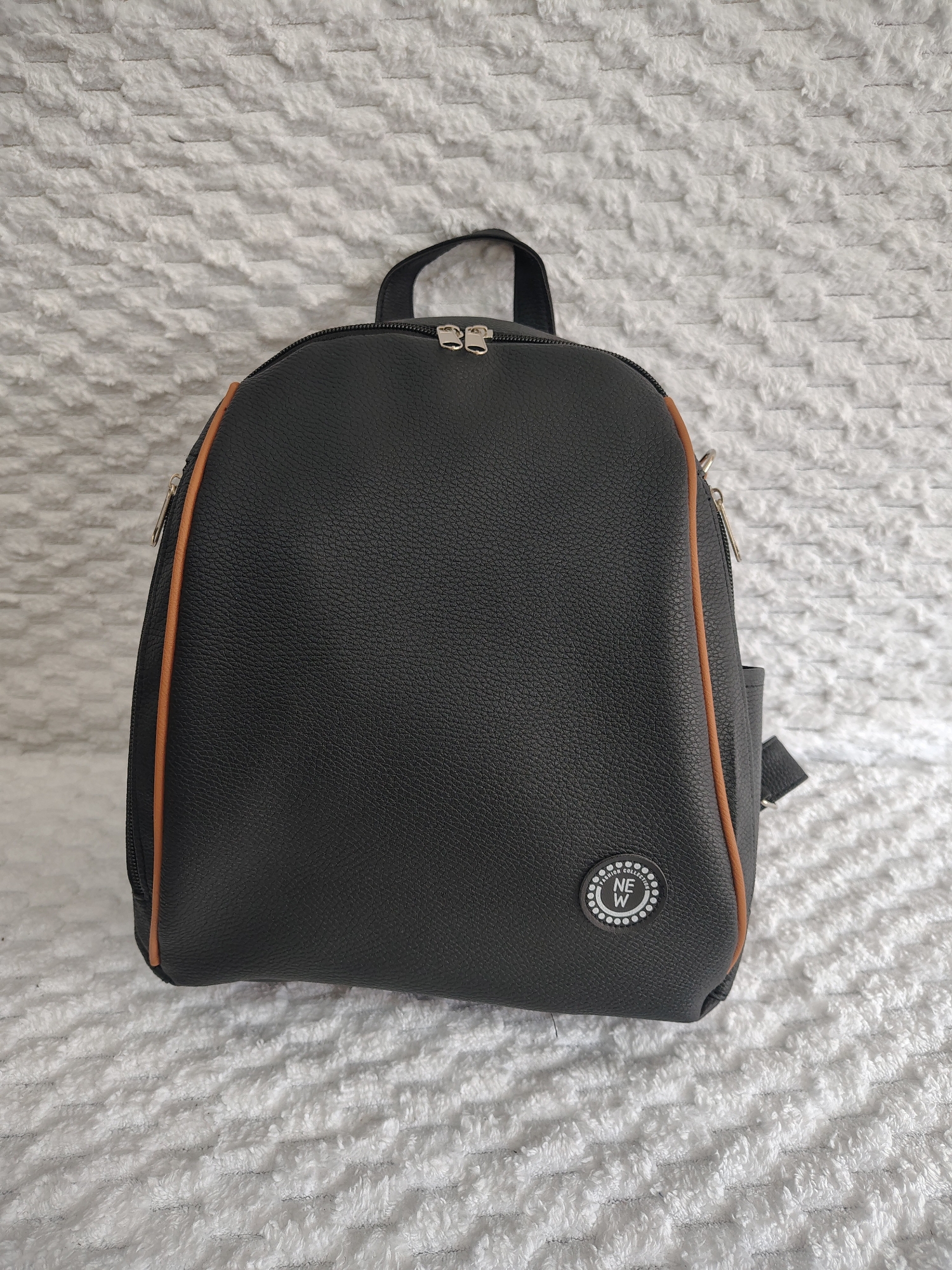 Mochila Morral de Cuero Ecológico - Imagen 2
