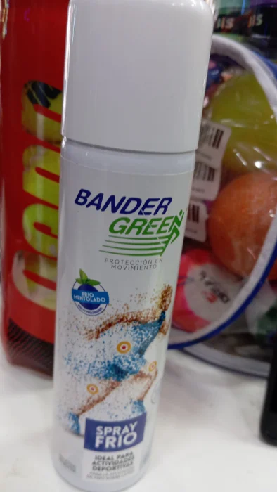 Spray Frio en Aerosol Bander Green  Mentolado