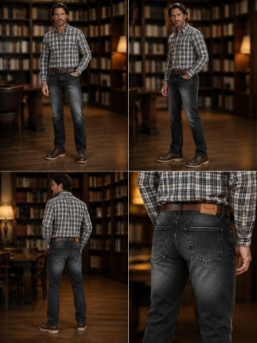 Pantalón de Jeans Clásico - Miniatura 2