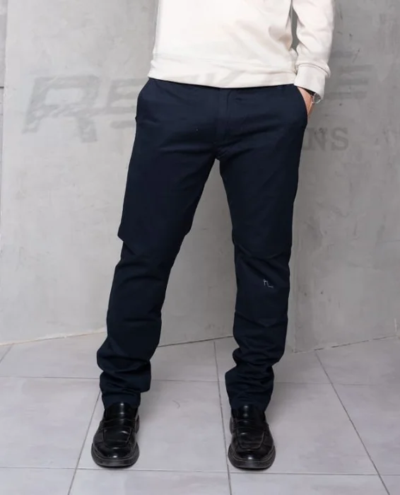 Pantalón Bolsillo Chino Gabardina Elastizada