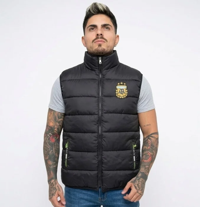 Chaleco Inflable Puffer con Logo - Hombre