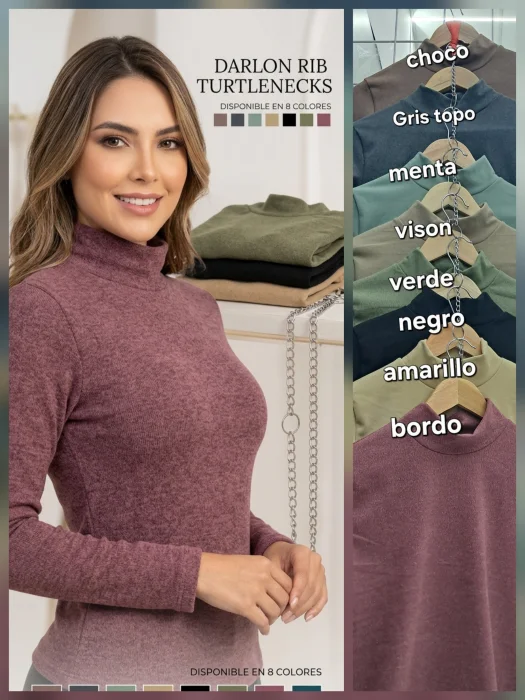 Media Polera Darlon Rib