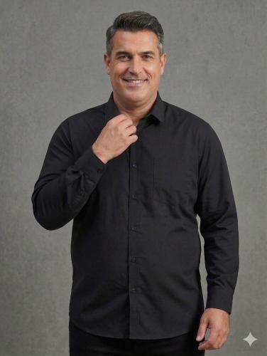Camisa Lisa Elastizado