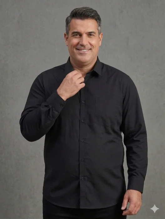 Camisa Lisa Elastizado