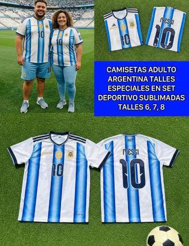 Camiseta Argentina Talles Especiales