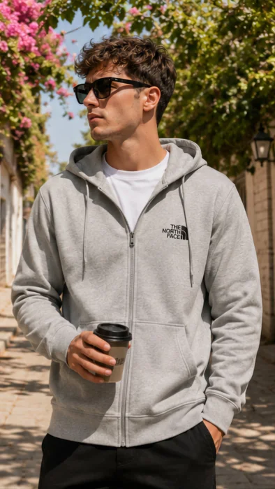 Campera Estampada Rustica Peinada