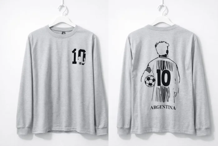Camiseta Over Juvenil Algodón Peinado Doble Estampa